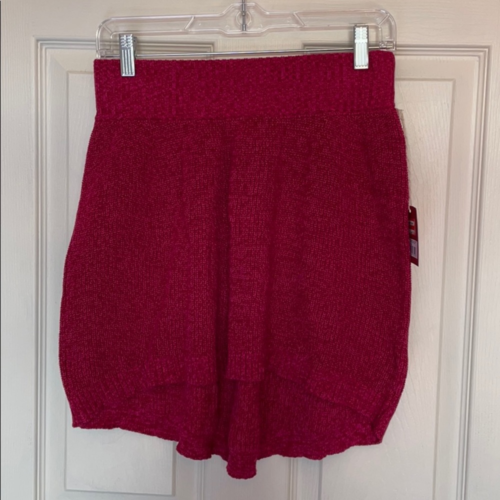 High low sweater skirt